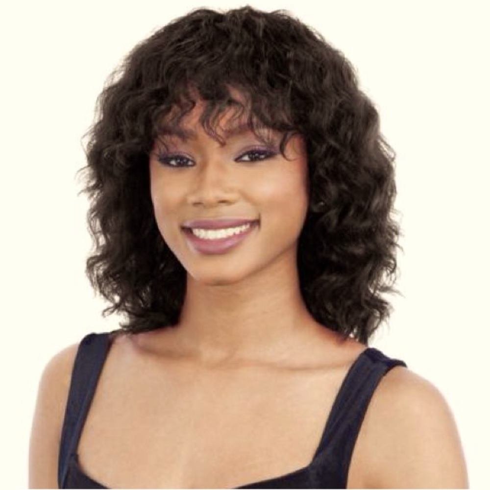 Saga Curly Remy Human Hair Wig Nova - Color 2